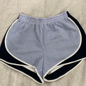 Seersucker athletic shorts